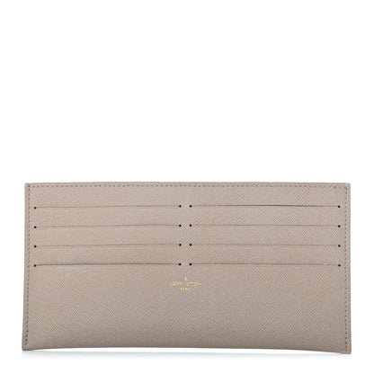 Louis Vuitton Calfskin Felicie Chain Wallet Card Holder Insert Tourterelle 1 of 5