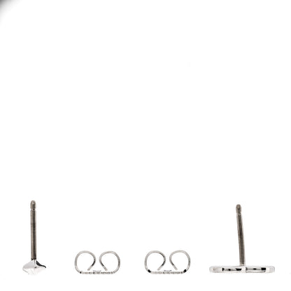 Tiffany Sterling Silver Lovestruck Heart Tag & Arrow Earrings 3 of 6
