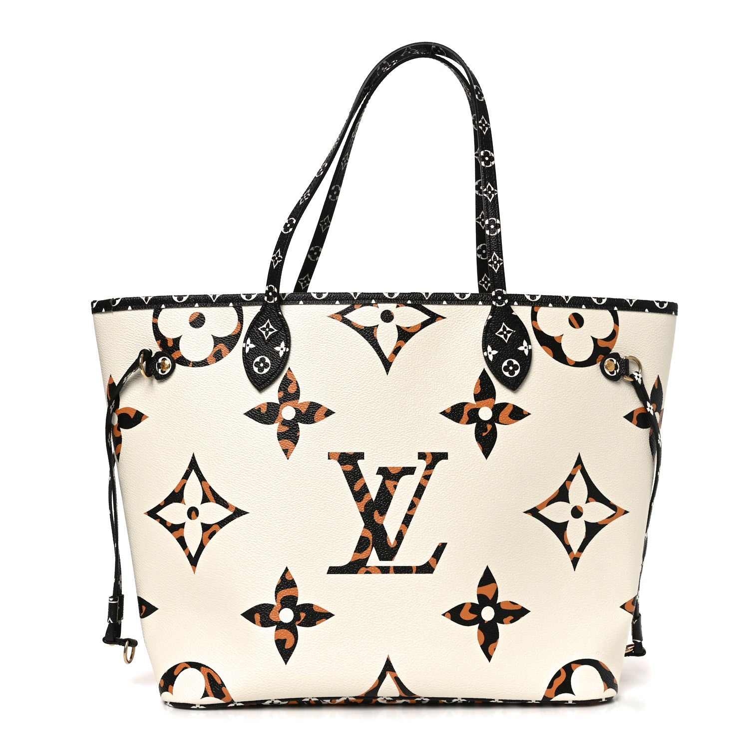 Louis Vuitton Monogram Giant Jungle Neverfull MM Ivory 1 of 10