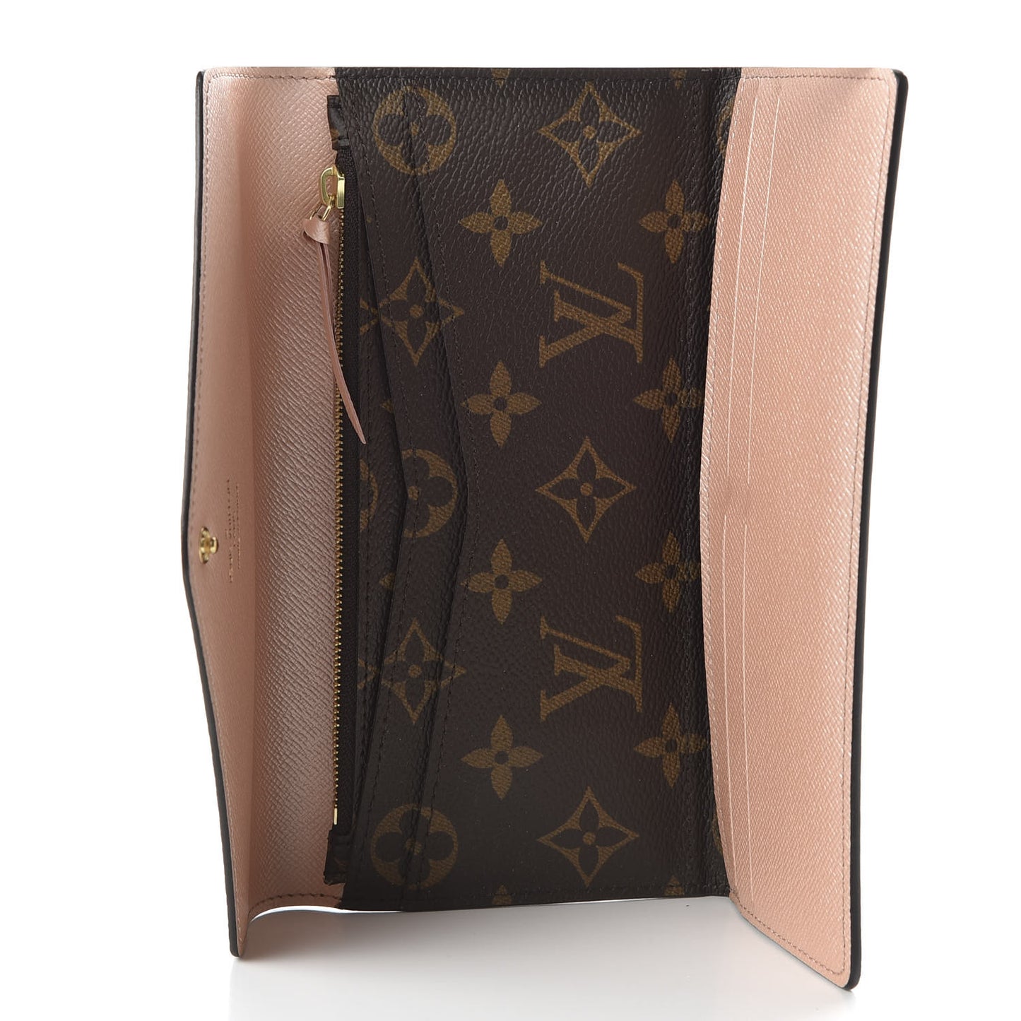 Monogram Josephine Wallet Rose Nacre