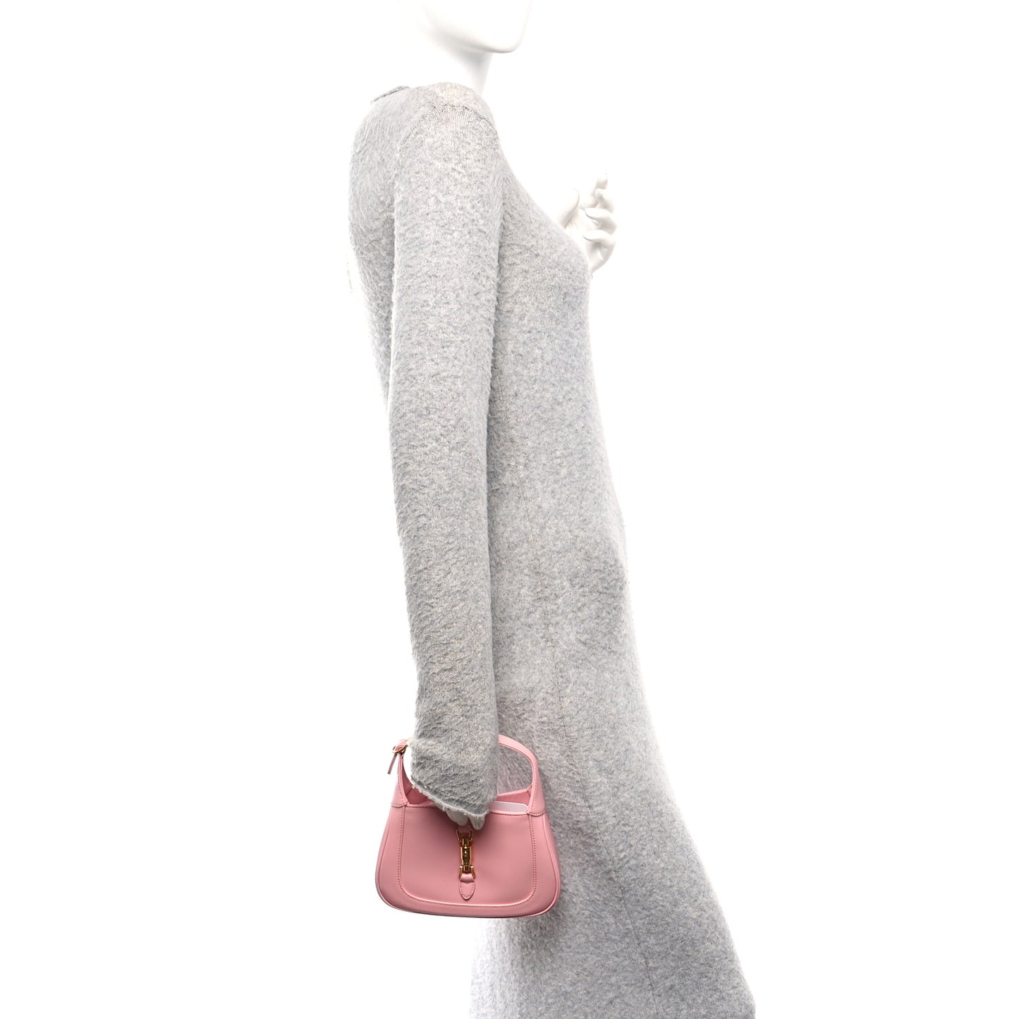 Boarded Dyana Lux Calfskin Mini Jackie 1961 Hobo Wild Rose