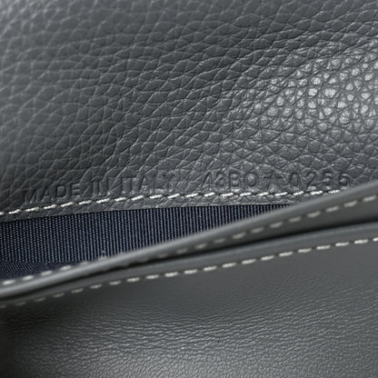 Christian Dior Grained Calfskin CD Icon Wallet Grey 7 of 7