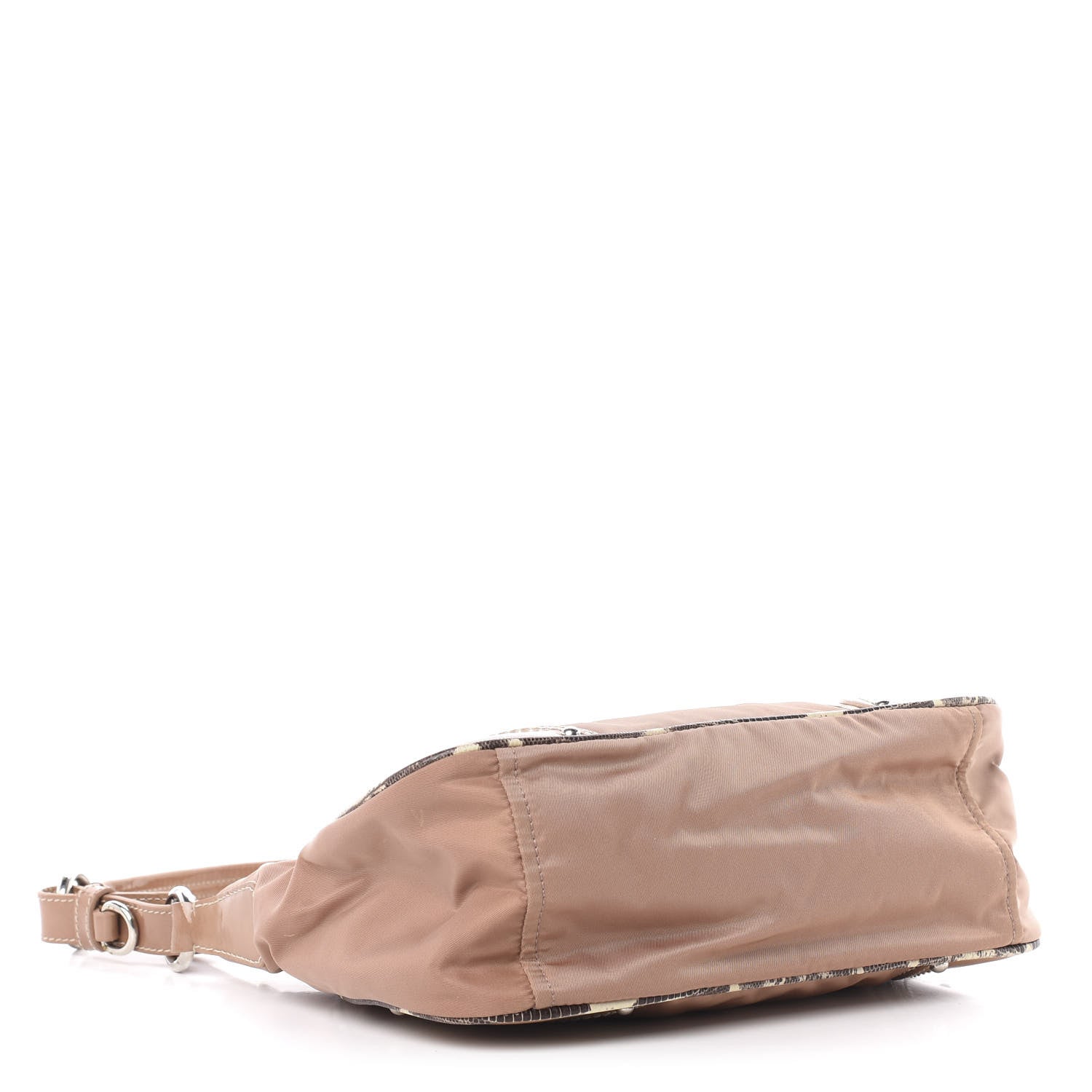 Prada Tessuto Nylon Vernice Hobo Cipria 4 of 10