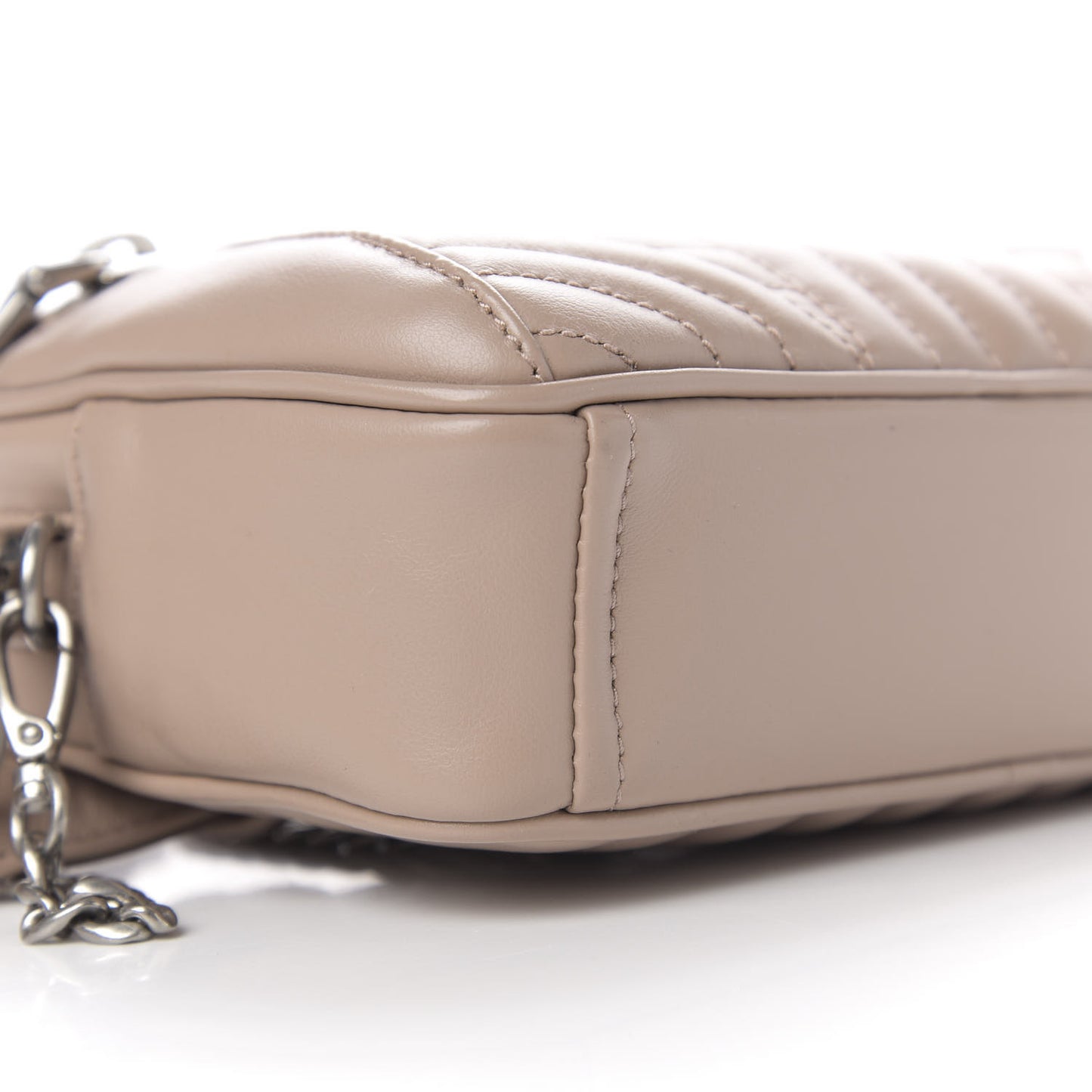 Soft Calfskin Impunture Diagramme Belt Bag Cipria