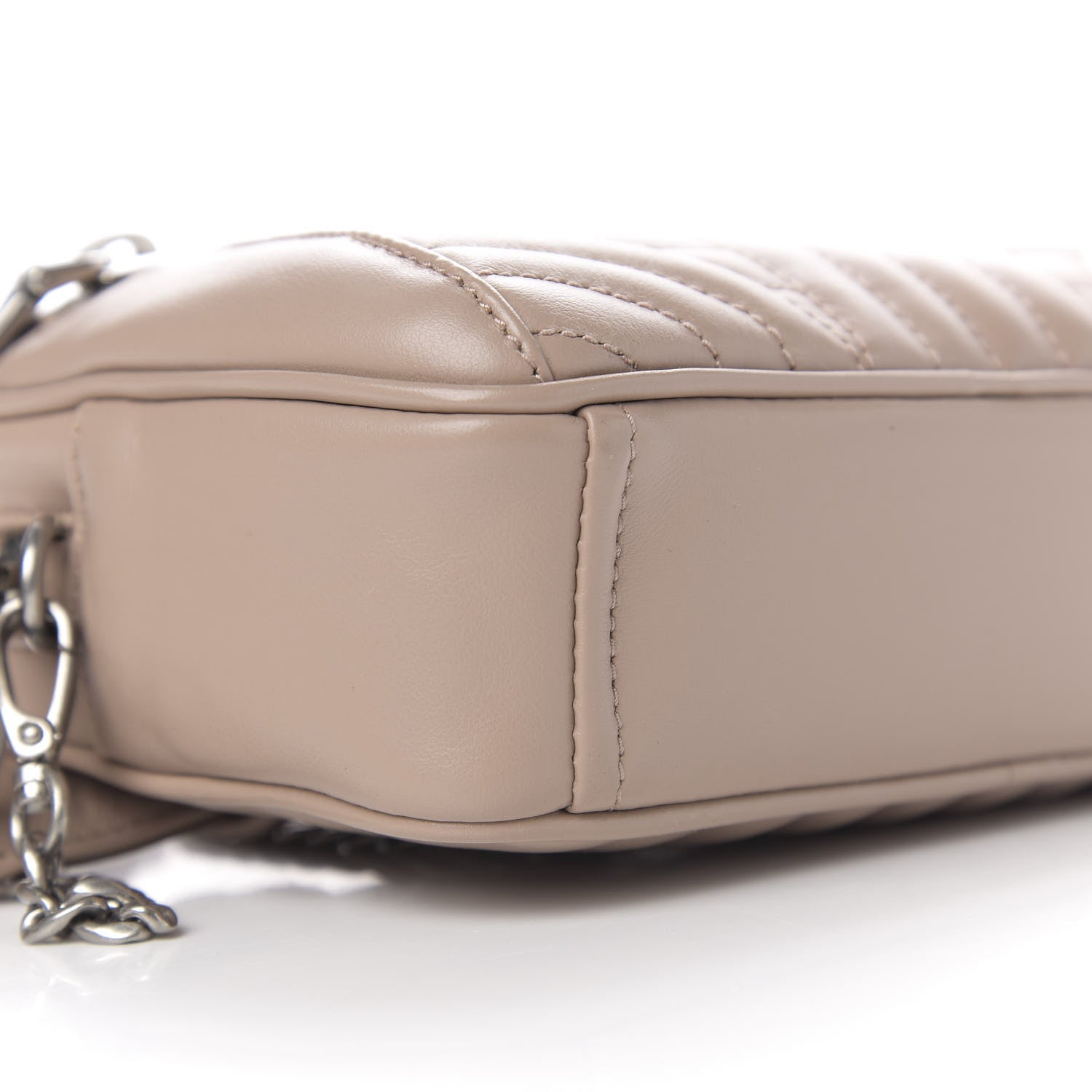Prada Soft Calfskin Impunture Diagramme Belt Bag Cipria 6 of 8