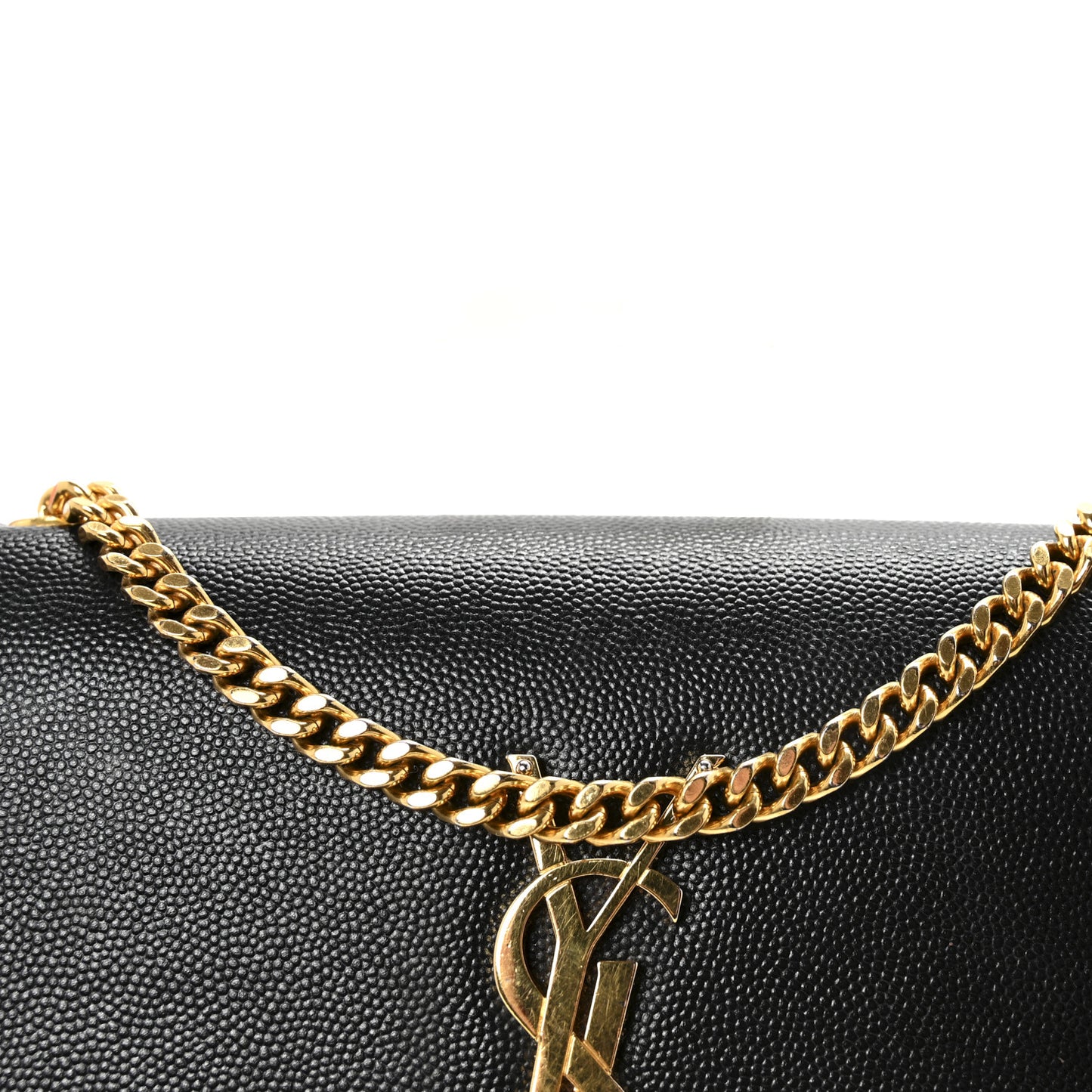 Grain De Poudre Small Monogram Kate Satchel Black