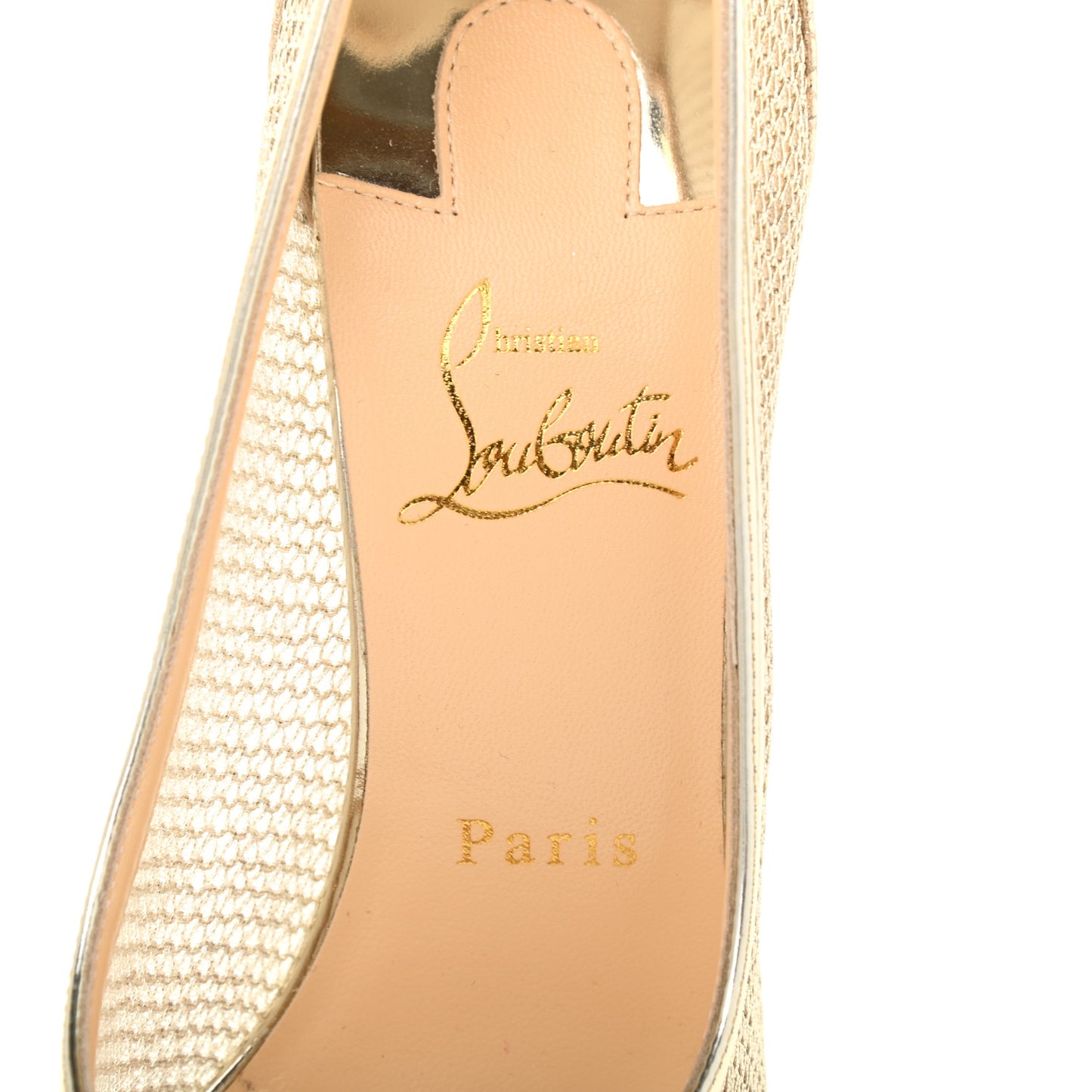 Mesh Neoalto 100 Pumps 37.5 Gold