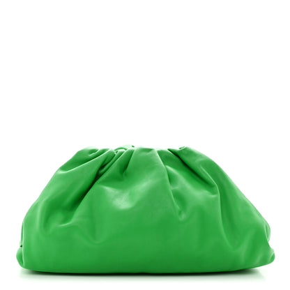 Bottega Veneta Smooth Butter Calf The Pouch Oversized Clutch Parakeet 1 of 7