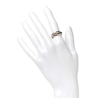 Cartier 18K Pink Yellow White Gold Diamond Classic Les Must De Trinity Ring 50 5.25 2 of 4
