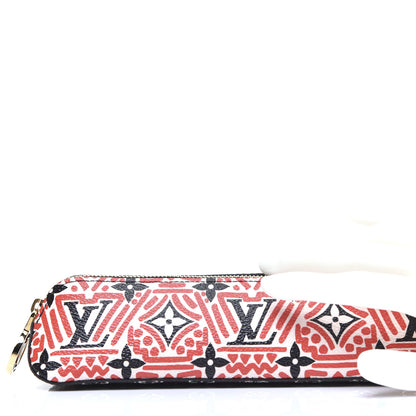 Louis Vuitton Monogram Giant Crafty Elizabeth Pencil Pouch Creme Rouge Black 2 of 10