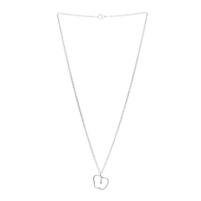 Tiffany Sterling Silver Elsa Peretti Apple Pendant Necklace 3 of 4