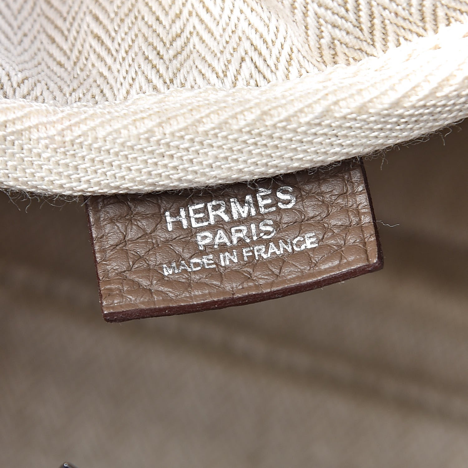 Hermes Taurillon Clemence Victoria II 35 Etoupe 6 of 12