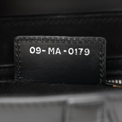 Christian Dior Calfskin Saddle Bag Black 8 of 13
