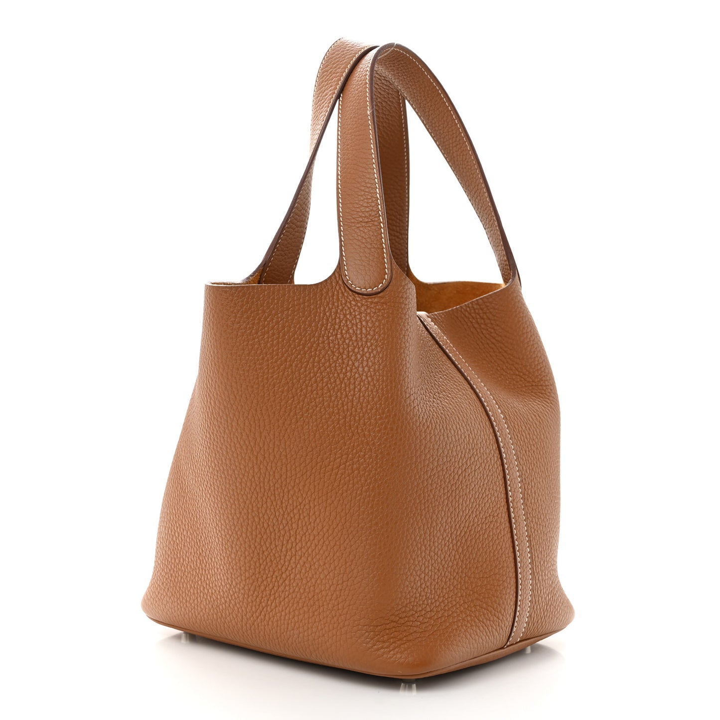 Taurillon Clemence Picotin Lock 22 MM Gold