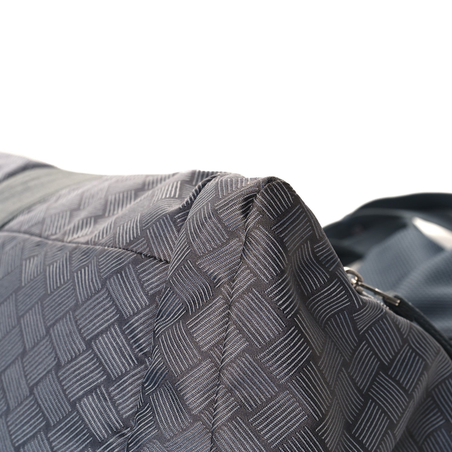 Bottega Veneta Nylon Triangle Gym Bag Grey 11 of 13