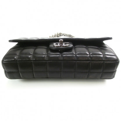 Chanel Lambskin East West Chocolate Bar Chain Flap Black 4 of 14