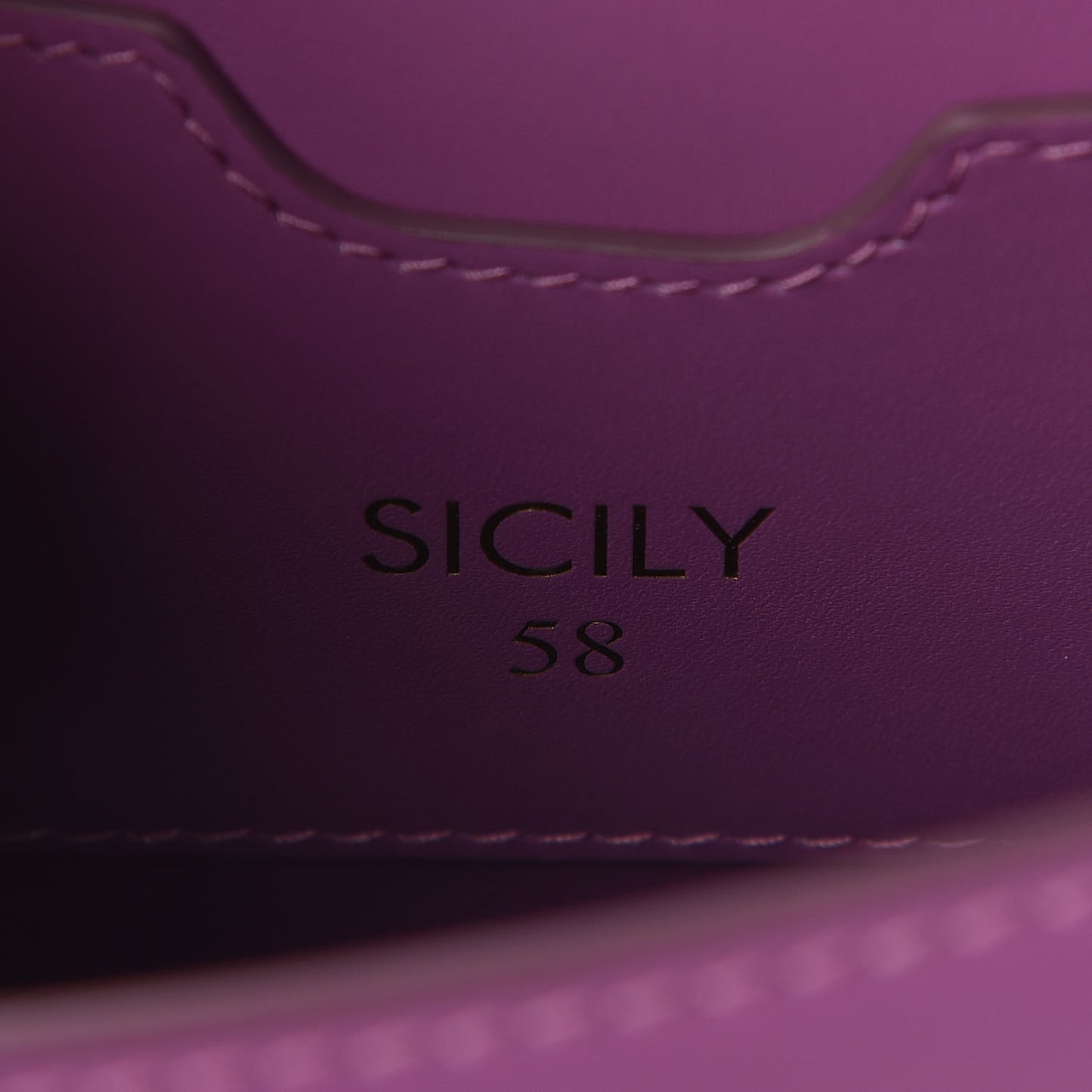 Calfskin Small Sicily 58 Bag Lavender
