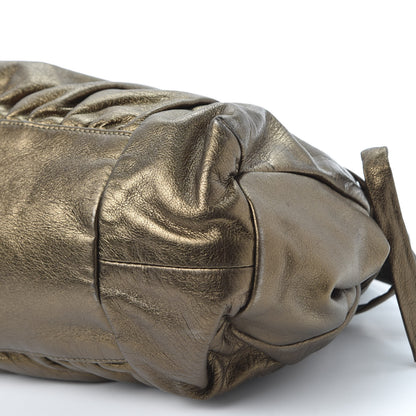 Gucci Metallic Medium Hysteria Tote Bronze 6 of 13
