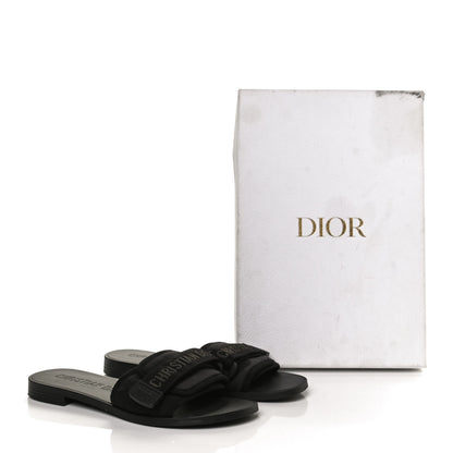 Christian Dior Technical Stretch Fabric Camouflage Dio(r)evolution Slide Sandals 36 Black Military 11 of 11