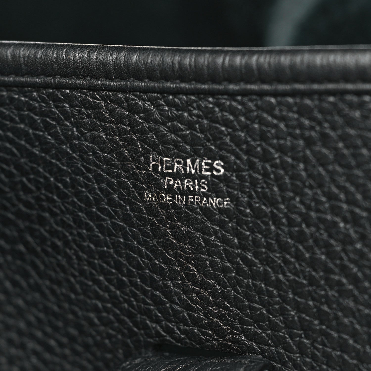 Hermes Taurillon Clemence Evelyne III GM Black 6 of 10