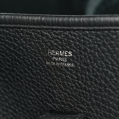 Hermes Taurillon Clemence Evelyne III GM Black 6 of 10