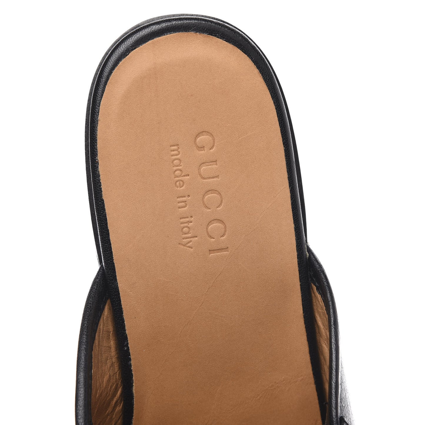 Goatskin Mens Horsebit Slippers 8 Black