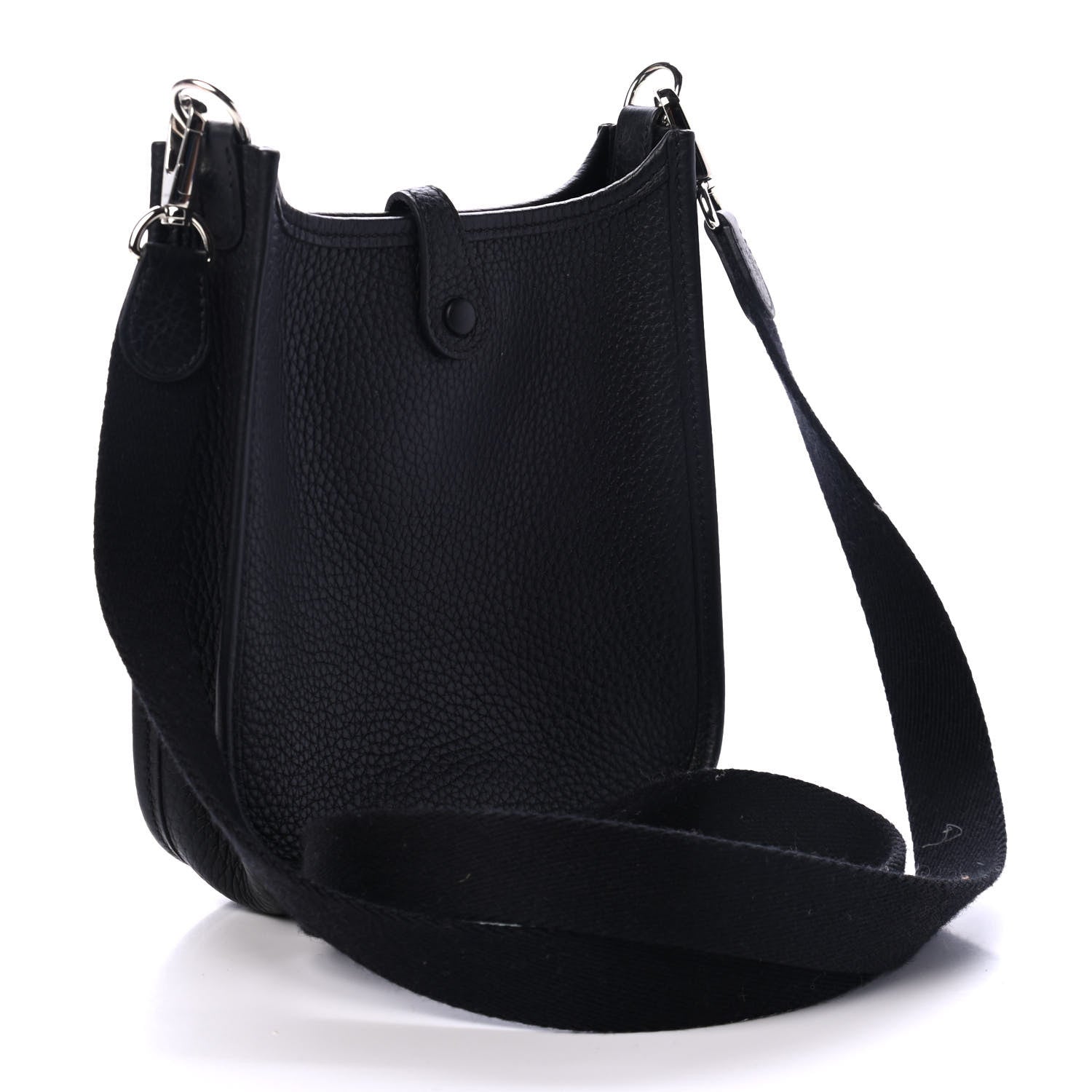 Hermes Taurillon Clemence Evelyne TPM Black 2 of 4