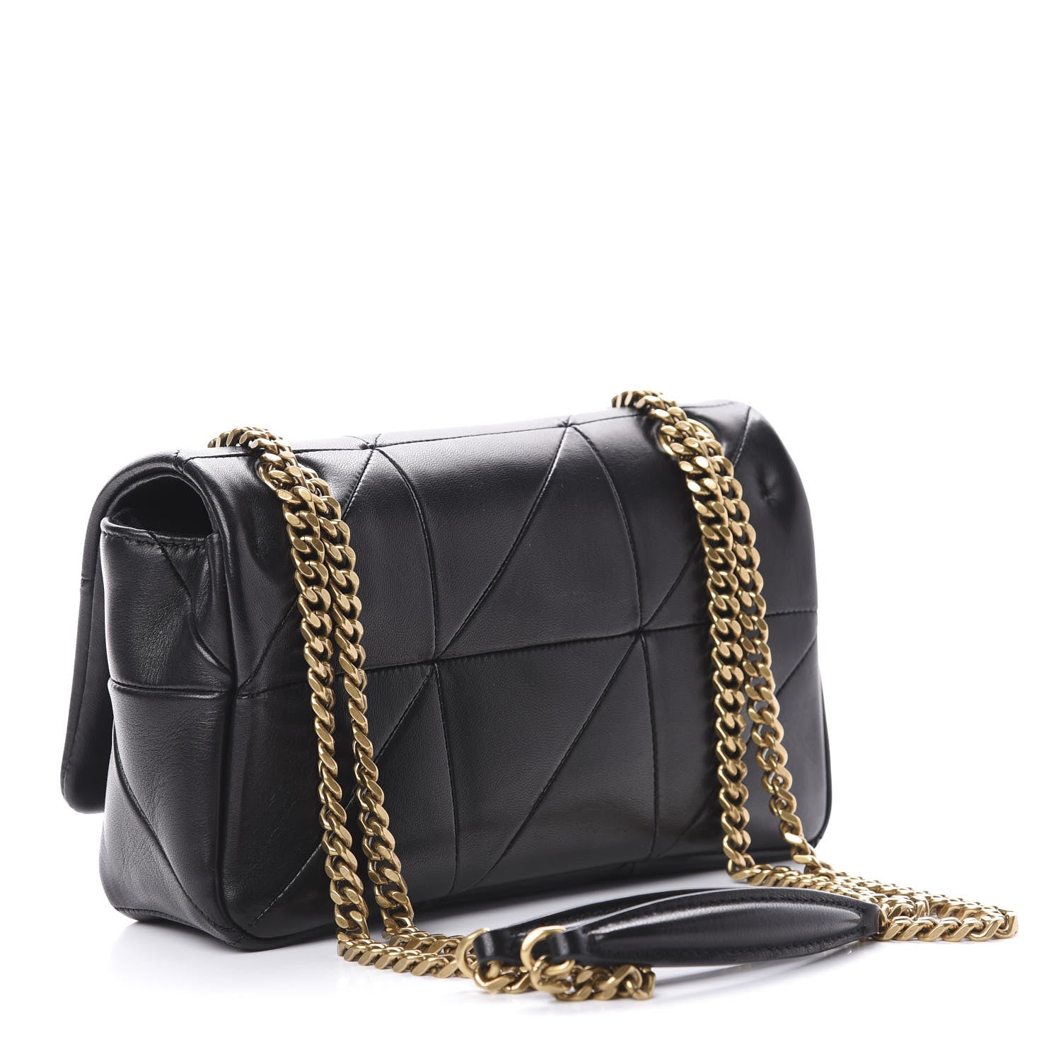 Saint Laurent Lambskin Patchwork Monogram Small Jamie Black 3 of 10