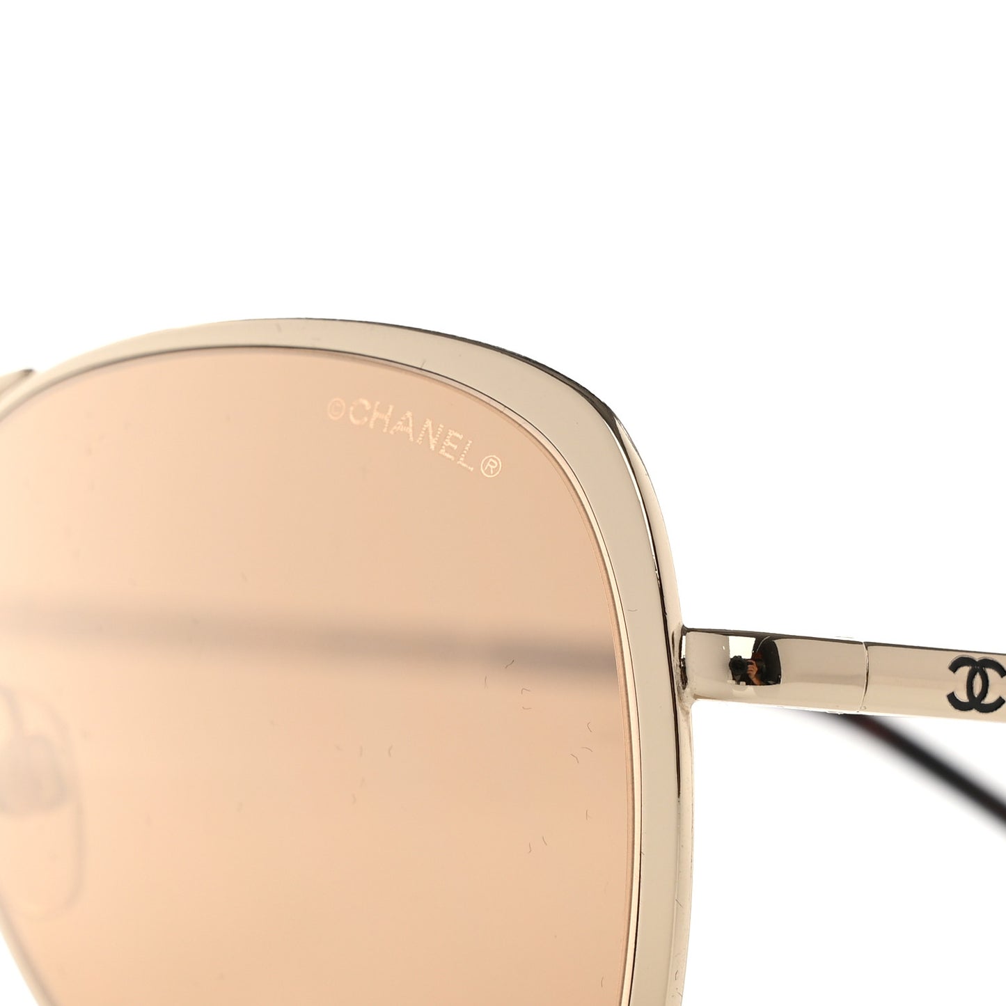 Mirrored Pilot Summer Sunglasses 4223 Gold