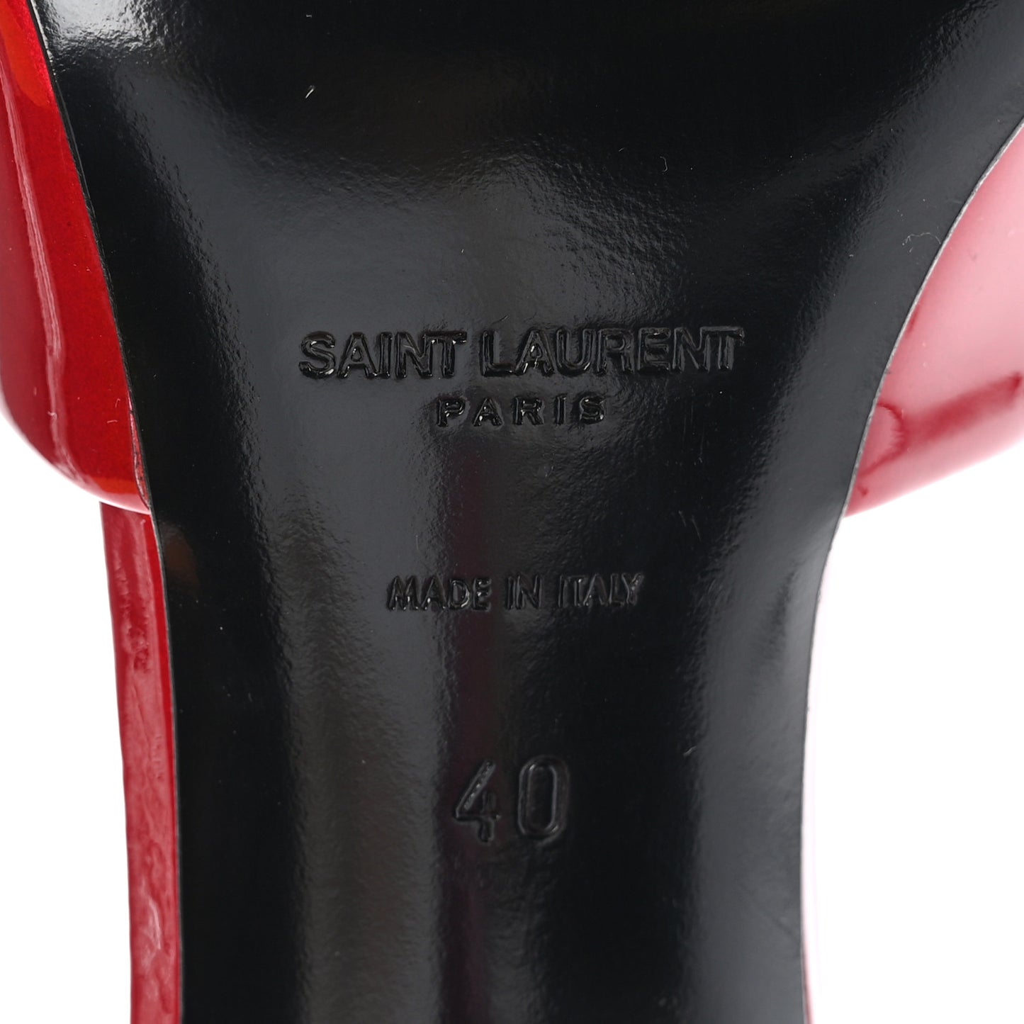 Vernice Gloss La 16 95 Mule Sandals 40 Tibet Red