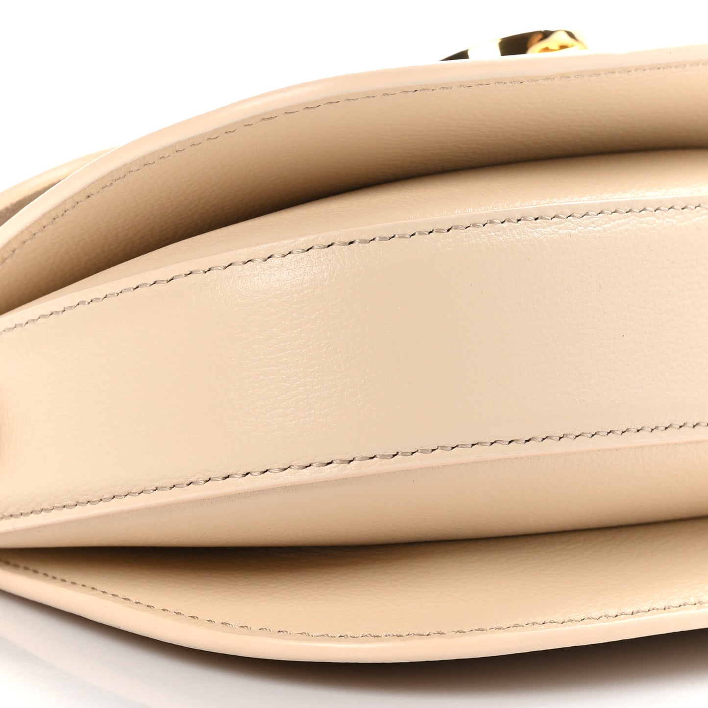 Grained Calfskin Mini Ghiera Bag Lotus Root