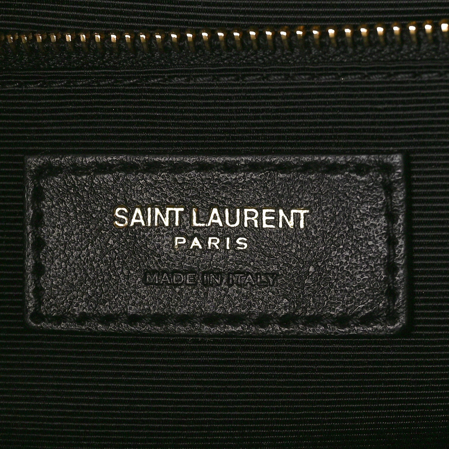 Saint Laurent Grain De Poudre Textured Mixed Matelasse Large Triquilt Monogram Satchel Black 7 of 12