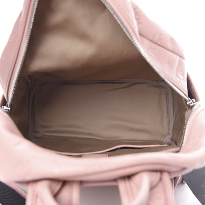 MCM Calfskin Ottomar Monogram Small Backpack Pink 4 of 9