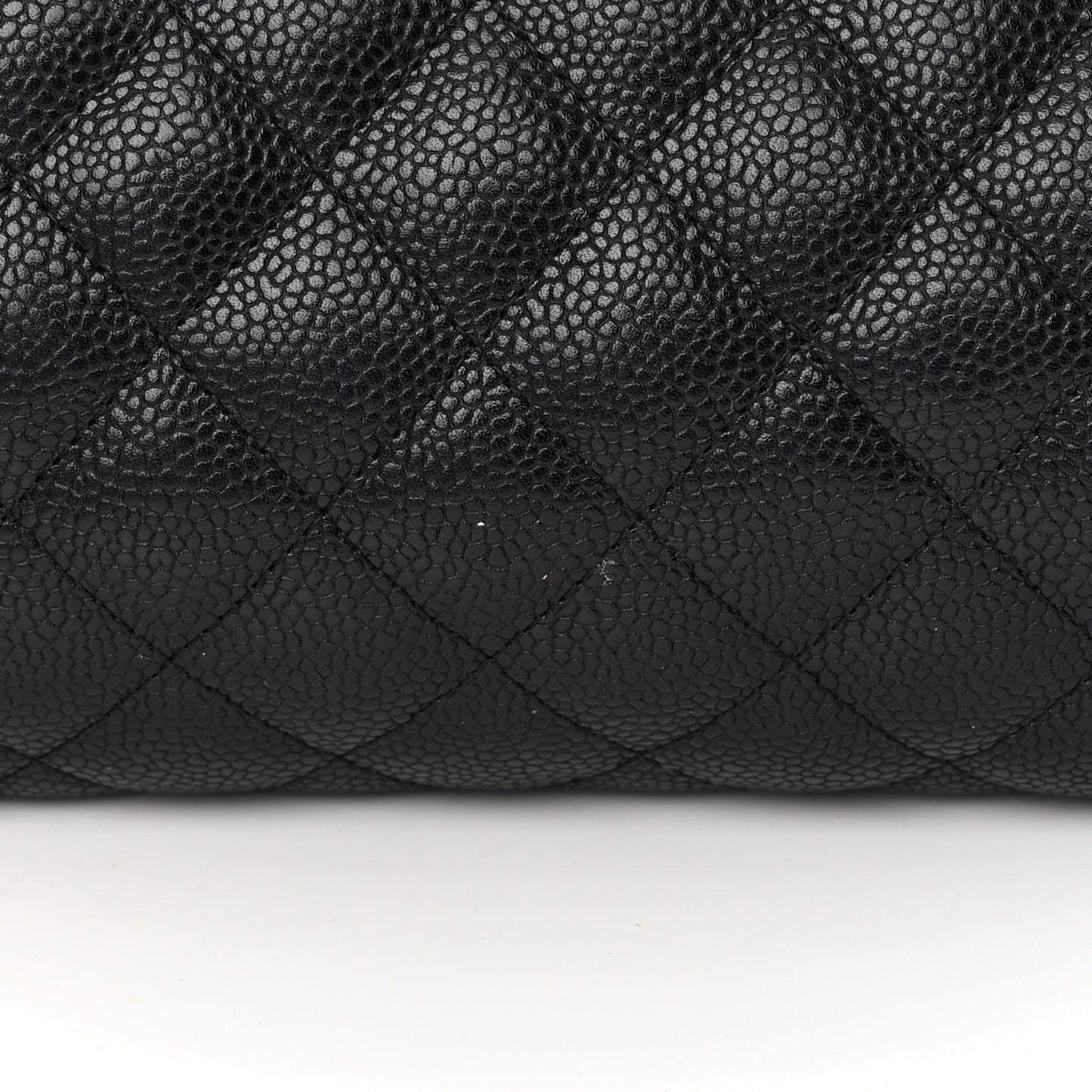 Caviar Quilted Timeless Clutch Black