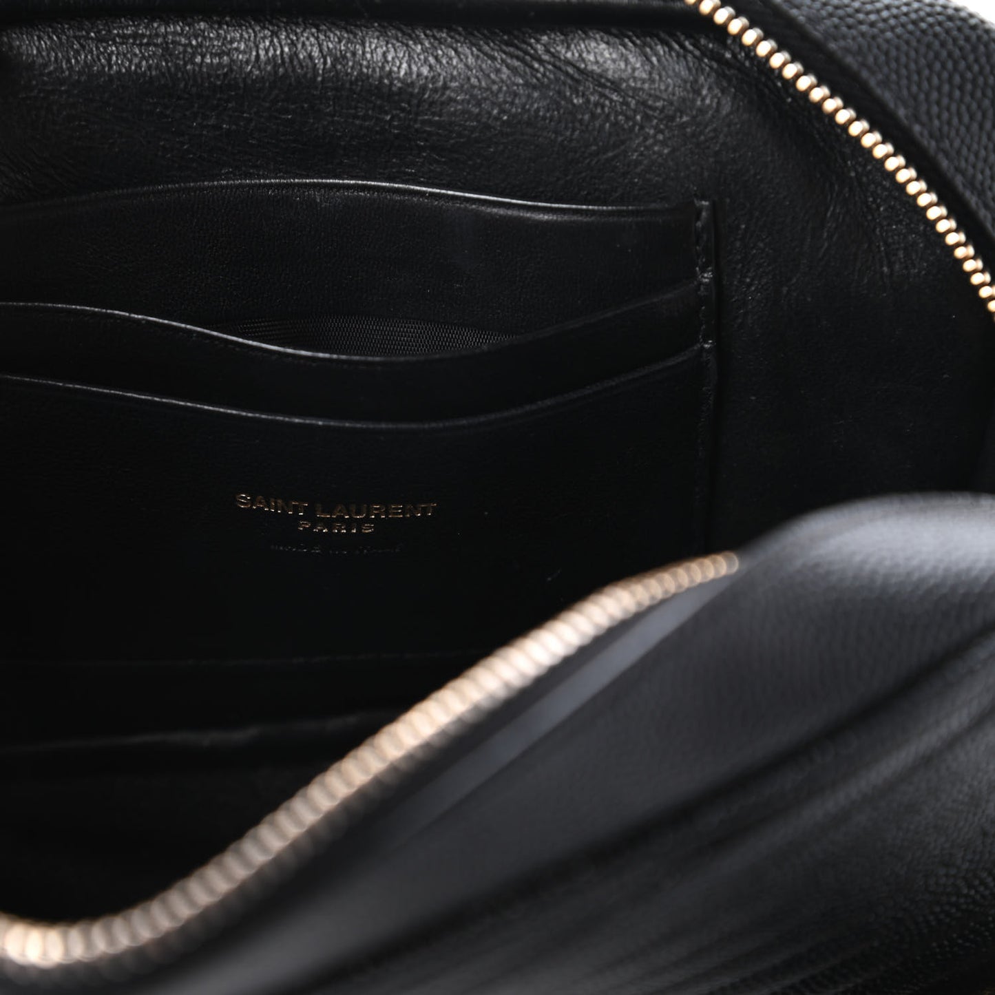 Grain De Poudre Matelasse Monogram Mini Lou Camera Bag Black