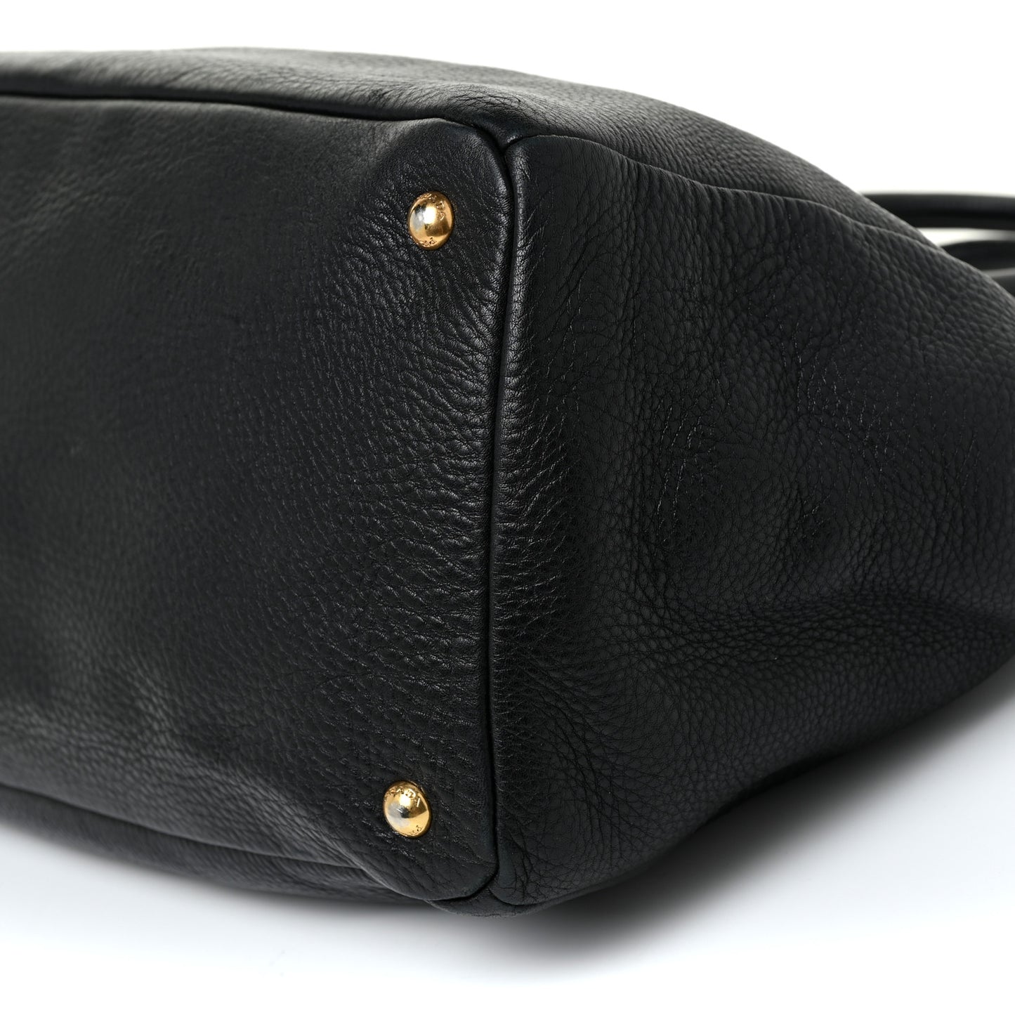 Vitello Daino Tote Nero Black
