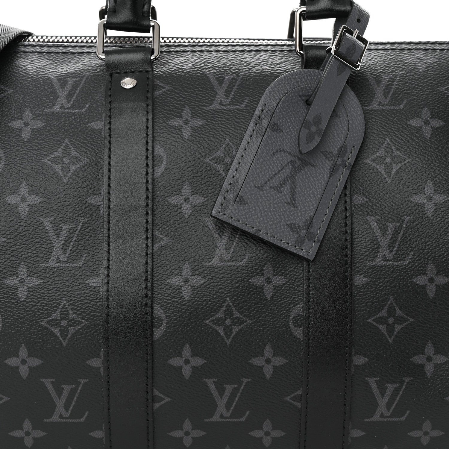 Louis Vuitton Monogram Eclipse Reverse Keepall Bandouliere 35 7 of 9