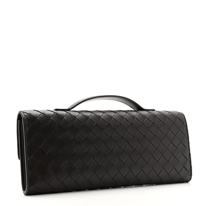 Bottega Veneta Nappa Intrecciato Long Andiamo Top Handle Clutch Fondant 3 of 9
