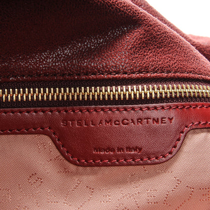 Stella McCartney Faux Leather Small Shaggy Deer Falabella Plum 6 of 8