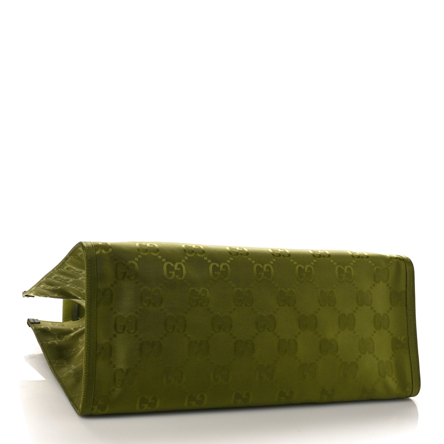 Econyl Nylon Monogram Large Off The Grid Tote Bag Juniper Green
