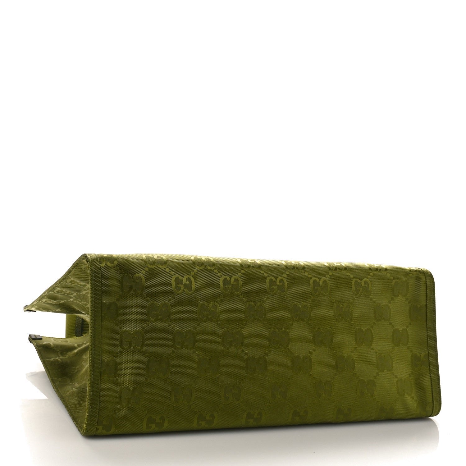 Gucci Econyl Nylon Monogram Large Off The Grid Tote Bag Juniper Green 4 of 8