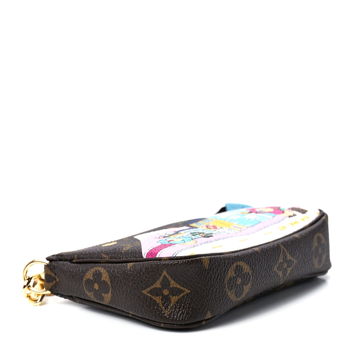 Monogram 2022 Christmas Animation Tokyo Mini Pochette Accessories Blue