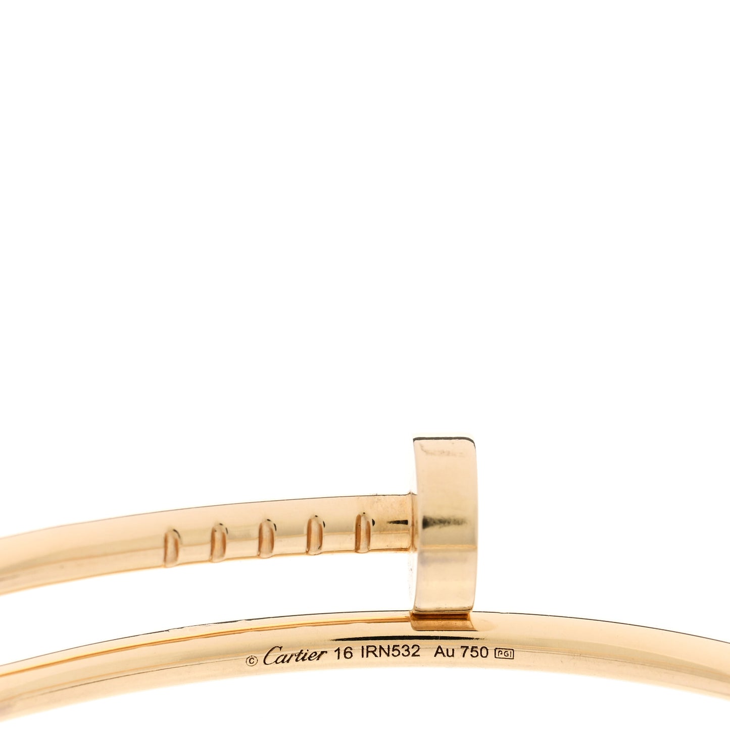 18K Yellow Gold Small Juste Un Clou Bracelet 16