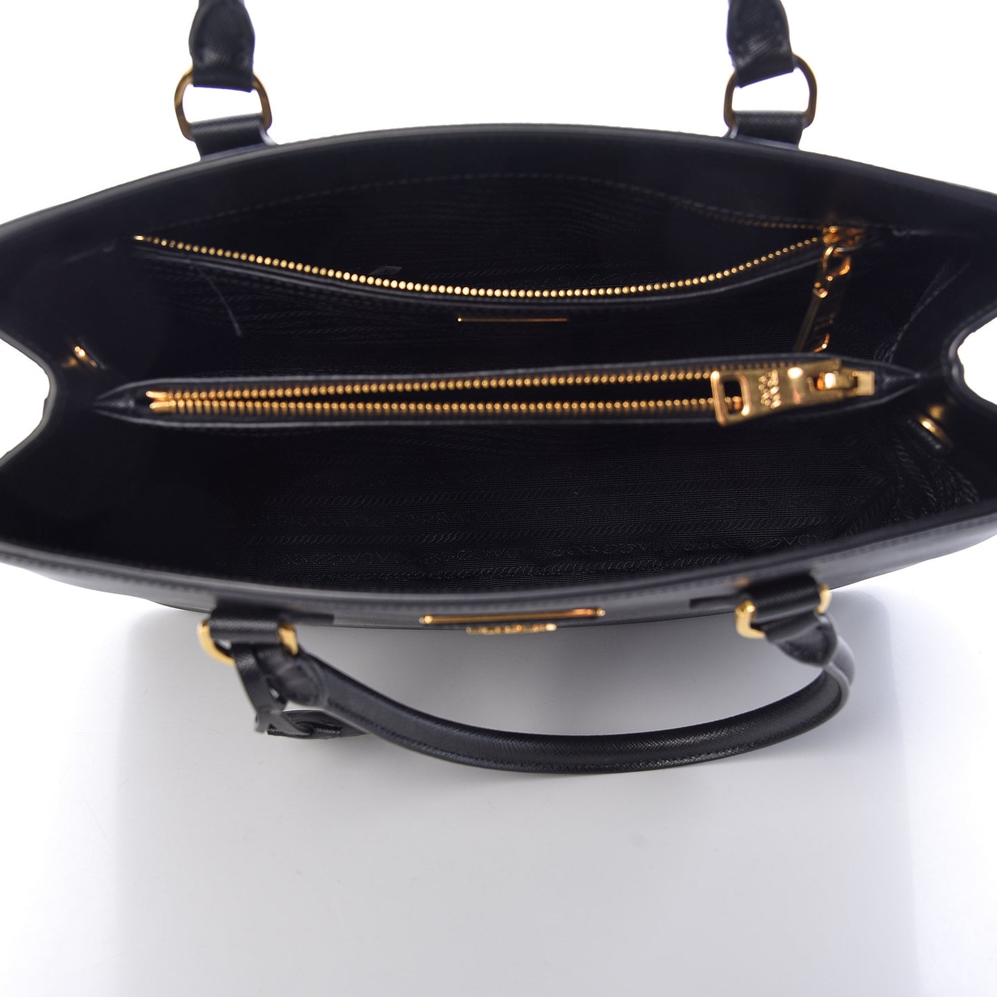 Saffiano Lux Small Tote Nero Black