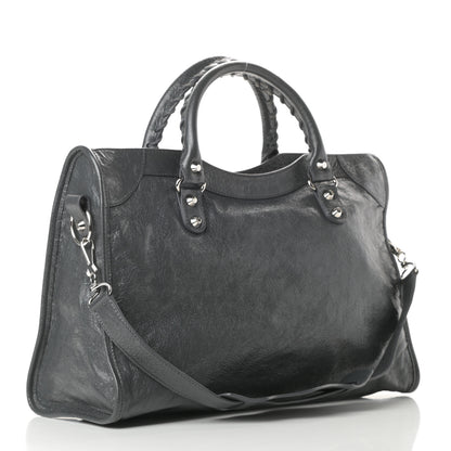 Balenciaga Agneau Classic Silver Hardware City Gris Fossile 3 of 10