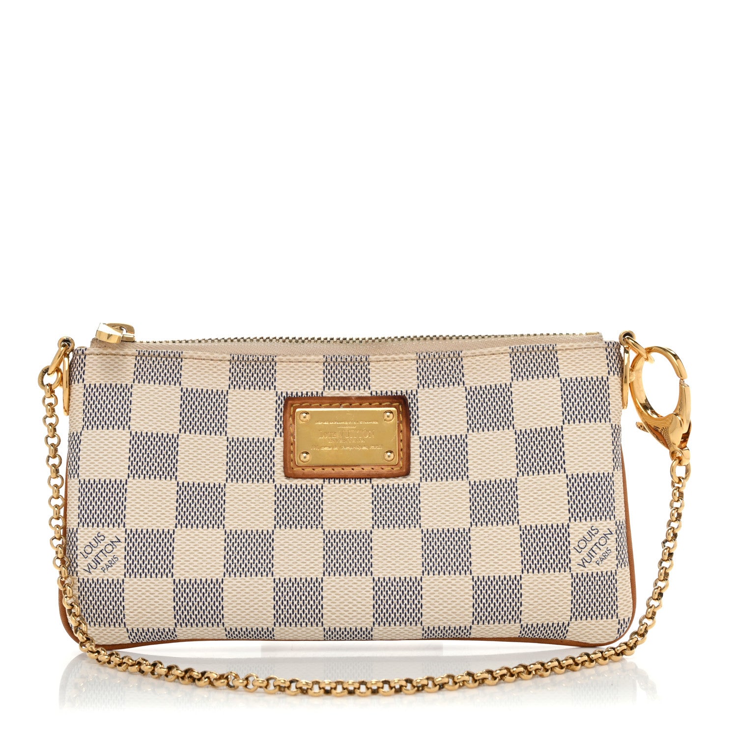 Louis Vuitton Damier Azur Pochette Milla MM 1 of 8