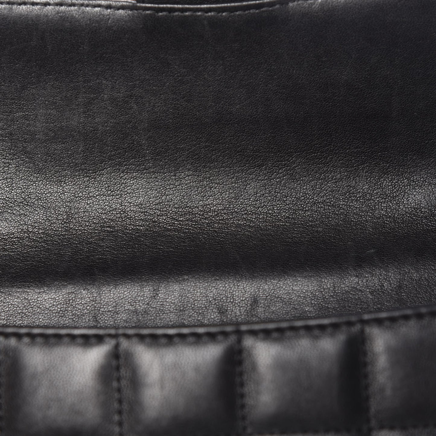 Lambskin Quilted Mini Chocolate Bar Camellia Flap Black