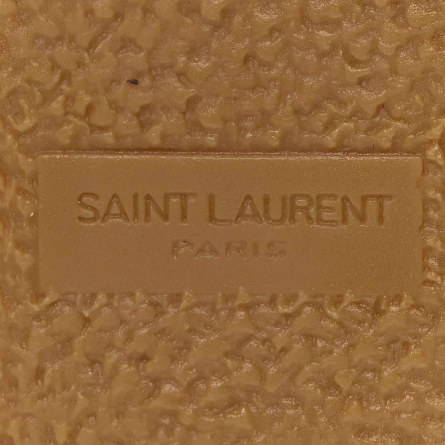 Saint Laurent Lambskin Monogram Espadrilles 37.5 Black 7 of 9