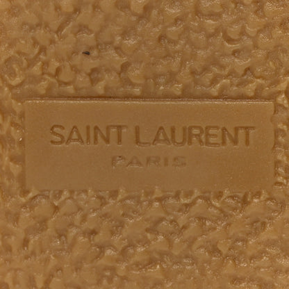 Saint Laurent Lambskin Monogram Espadrilles 37.5 Black 7 of 9