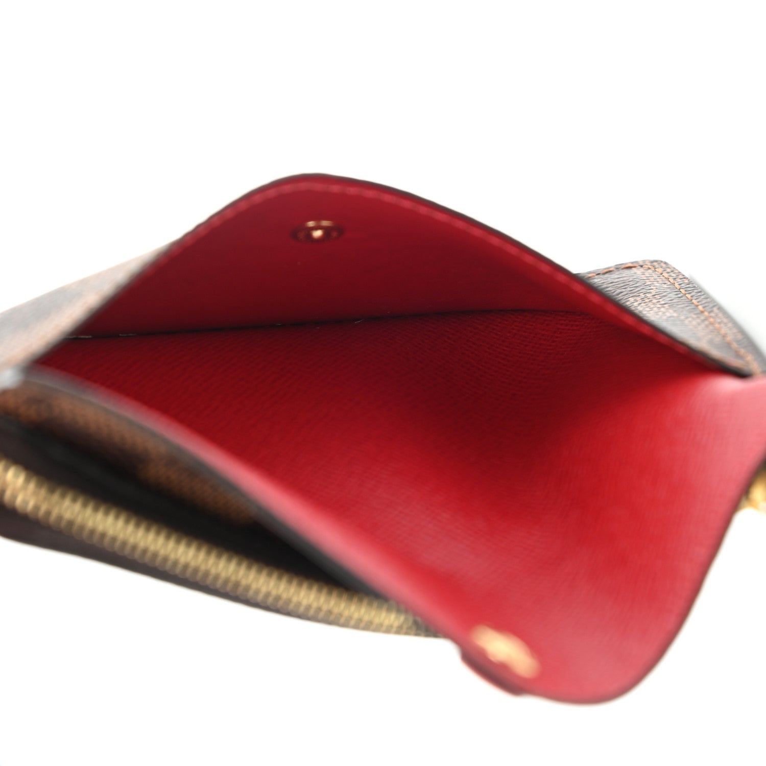 Louis Vuitton Damier Ebene Recto Verso Card Holder Red 8 of 10